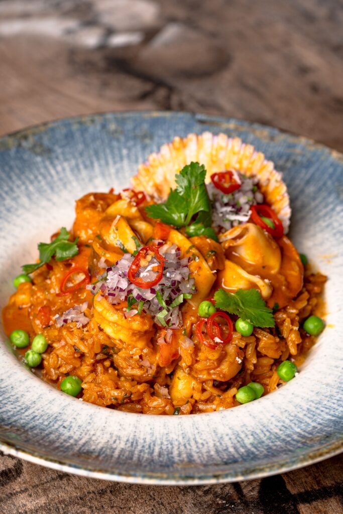Recept na španielsku paella valenciana.